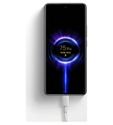 Оригинален USB-C to USB-C кабел, Xiaomi 6A Braided 120W 1m, Бял (3)