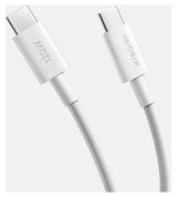 Оригинален USB-C to USB-C кабел, Xiaomi 6A Braided 120W 1m, Бял (2)