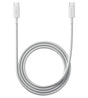 Оригинален USB-C to USB-C кабел, Xiaomi 6A Braided 120W 1m, Бял