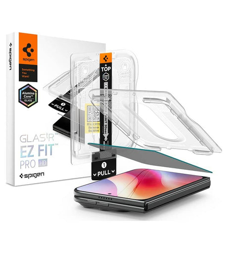 Затъмняващ Протектор за iPhone Duo, Spigen Privacy Glas.tR EZ Fit Pro, Черен