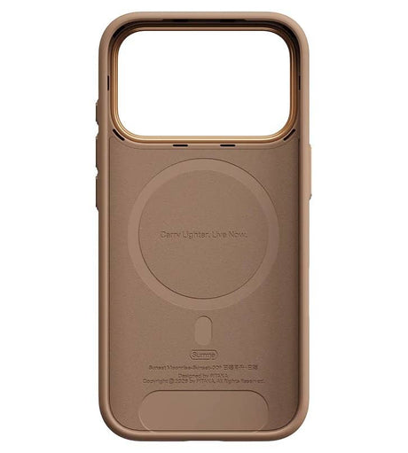 Magsafe Калъф за iPhone 18 Pro/ 17 Pro, Pitaka Summa Case Sunset, Кафяв (2)