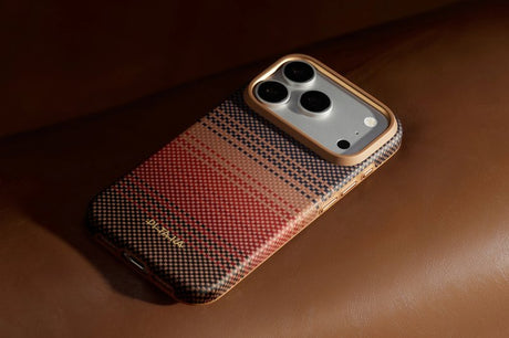 Magsafe Калъф за iPhone 18 Pro/ 17 Pro, Pitaka Summa Case Sunset, Кафяв (6)