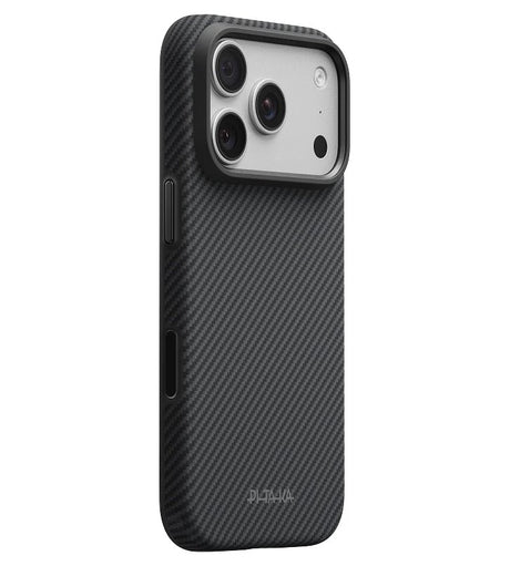 Magsafe Калъф за iPhone 18 Pro/ 17 Pro, Pitaka Summa Case Black/Grey, Черен