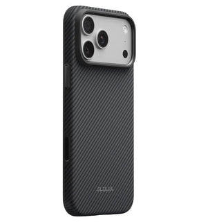 Magsafe Калъф за iPhone 18 Pro Max/ 17 Pro Max, Pitaka Edge Case Black/Grey, Черен