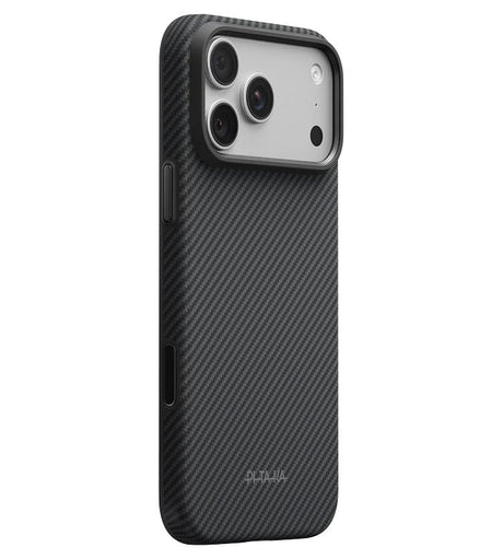 Magsafe Калъф за iPhone 18 Pro Max/ 17 Pro Max, Pitaka Edge Case Black/Grey, Черен