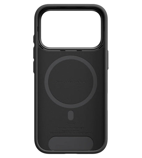 Magsafe Калъф за iPhone 18 Pro/ 17 Pro, Pitaka Summa Case Black/Grey, Черен (2)
