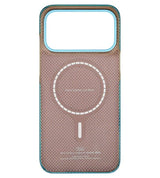 Magsafe Калъф за iPhone 18 Pro/ 17 Pro, Pitaka Edge Lucid Blue Case, Син (9)