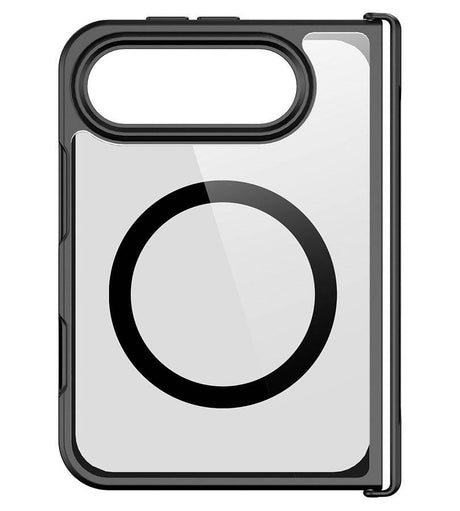 Magsafe Калъф за iPhone Duo, Dux Ducis Aimo Hinge Magnetic Case, Черен (3)