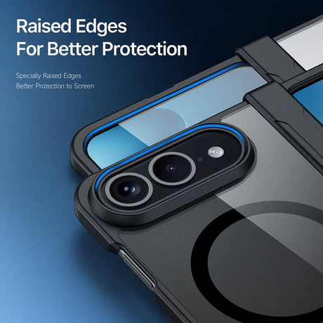 Magsafe Калъф за iPhone Duo, Dux Ducis Aimo Hinge Magnetic Case, Черен (6)
