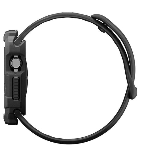 Противоударен Калъф за Apple Watch 12 46mm, Spigen Rugged Armor Case, Черен (6)