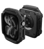 Противоударен Калъф за Apple Watch 12 46mm, Spigen Rugged Armor Case, Черен