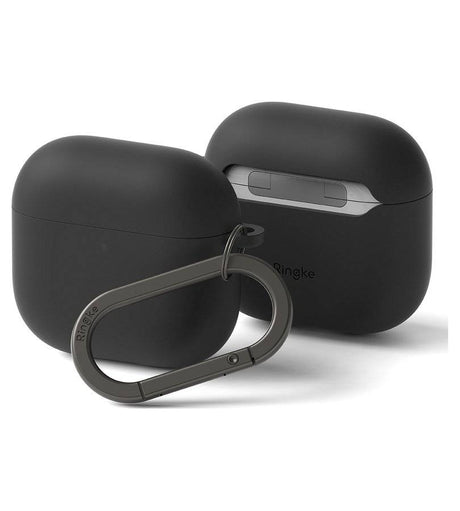 Калъф за Apple AirPods 4, Ringke Silicone Case, Черен (2)