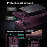Magsafe Калъф за iPhone 18 Pro Max/ 17 Pro Max, ESR Classic Hybrid Frosted Case Burgundy, Бордо (5)