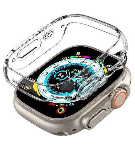 Калъф за Apple Watch Ultra 1/ 2/ 3/ 4 49mm, Spigen Thin Fit Case, Прозрачен (2)