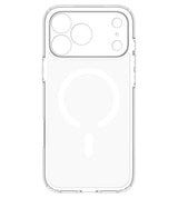 Magsafe Калъф за iPhone 18 Pro/ 17 Pro, Spigen Ultra Hybrid Mag Fit Case Clear/White, Прозрачен (6)