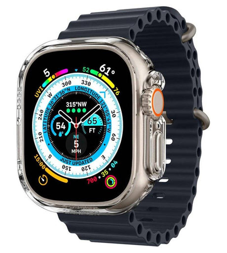 Калъф за Apple Watch Ultra 1/ 2/ 3/ 4 49mm, Spigen Thin Fit Case, Прозрачен (6)