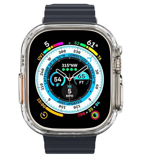 Калъф за Apple Watch Ultra 1/ 2/ 3/ 4 49mm, Spigen Thin Fit Case, Прозрачен (5)