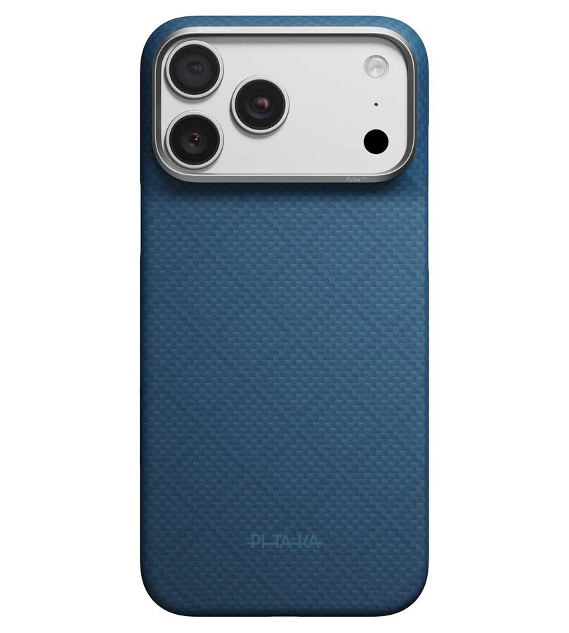 Magsafe Калъф за iPhone 18 Pro/ 17 Pro, Pitaka Edge Case Abyss Blue, Син (2)
