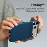 Magsafe Калъф за iPhone 18 Pro/ 17 Pro, Pitaka Edge Case Abyss Blue, Син (11)