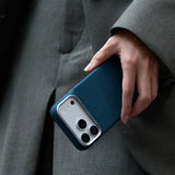 Magsafe Калъф за iPhone 18 Pro/ 17 Pro, Pitaka Edge Case Abyss Blue, Син (12)