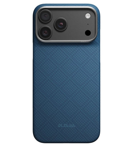 Magsafe Калъф за iPhone 18 Pro/ 17 Pro, Pitaka Edge Case Abyss Blue, Син (4)