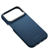 Magsafe Калъф за iPhone 18 Pro/ 17 Pro, Pitaka Edge Case Abyss Blue, Син (6)