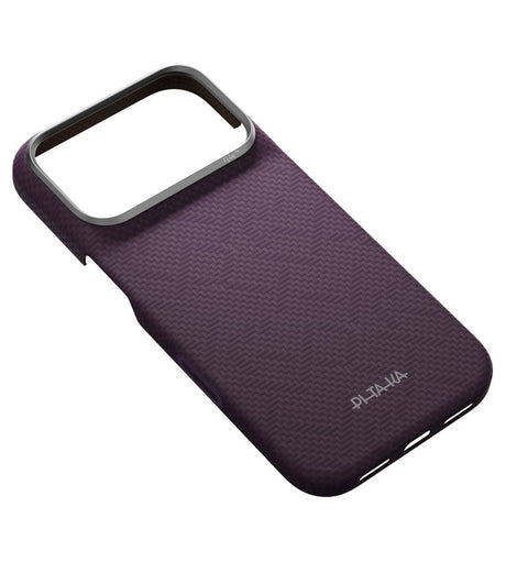 Magsafe Калъф за iPhone 18 Pro/ 17 Pro, Pitaka Edge PTK Weaving Case Charoite Purple, Лилав (6)