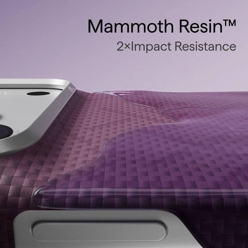 Magsafe Калъф за iPhone 18 Pro/ 17 Pro, Pitaka Edge PTK Weaving Case Charoite Purple, Лилав (11)
