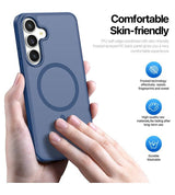 Magsafe Калъф за Samsung S26 FE/ S25 FE, Dux Ducis Yind Mag Case, Син (5)