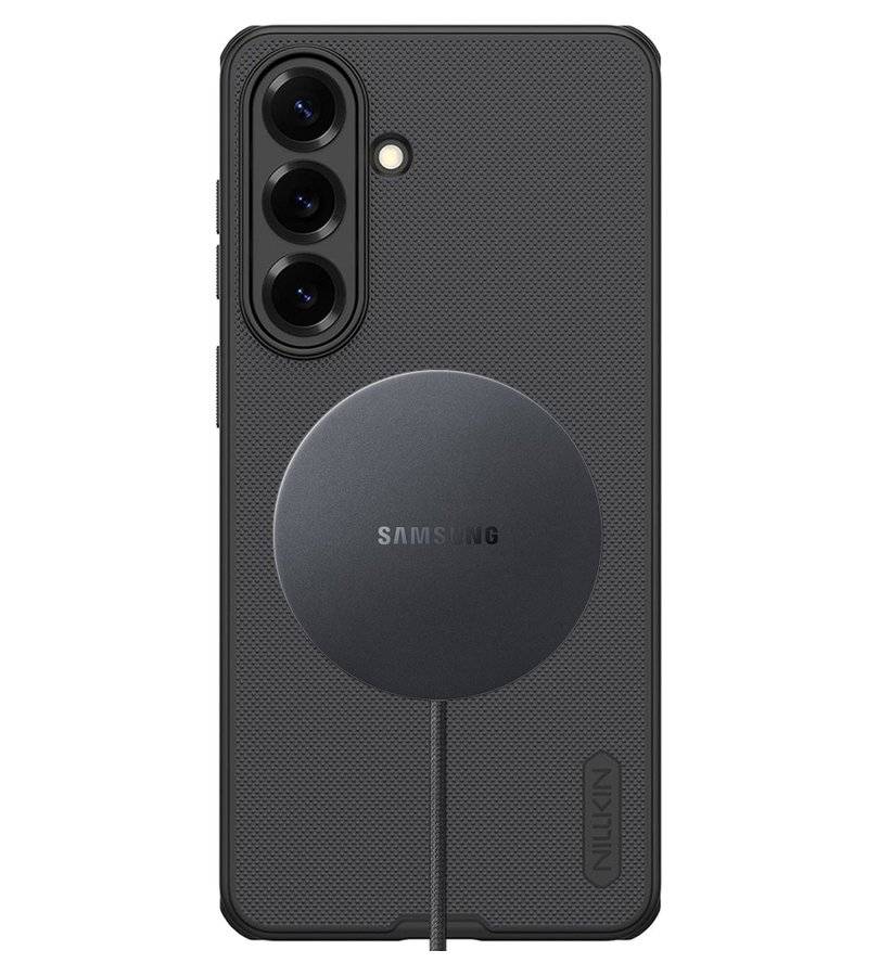 Magsafe Калъф за Samsung S26 FE, Nillkin Super Frosted Shield Pro Magnetic Case, Черен (7)