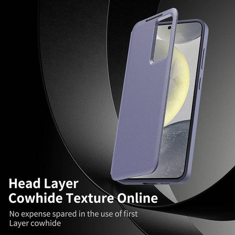 Активен Калъф за Samsung S26 FE, Techsuit SmartView Book Case, Лилав (3)