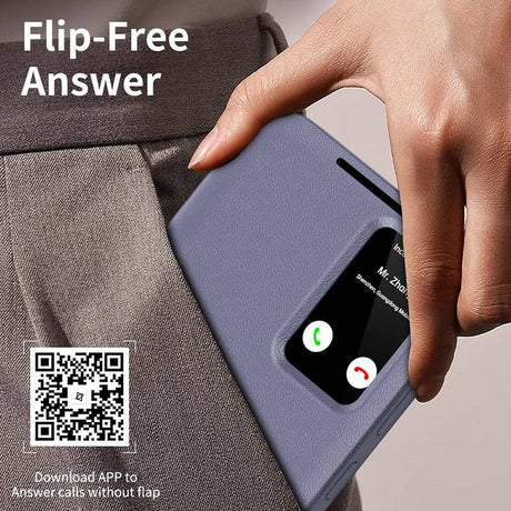 Активен Калъф за Samsung S26 FE, Techsuit SmartView Book Case, Лилав (6)
