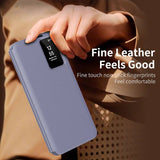 Активен Калъф за Samsung S26 FE, Techsuit SmartView Book Case, Лилав (5)