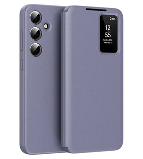 Активен Калъф за Samsung S26 FE, Techsuit SmartView Book Case, Лилав