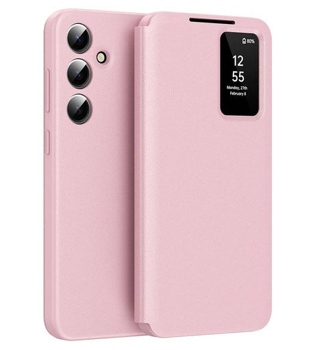 Активен Калъф за Samsung S26 FE, Techsuit SmartView Book Case, Розов