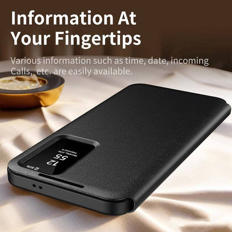 Активен Калъф за Samsung S26 FE, Techsuit SmartView Book Case, Черен (4)