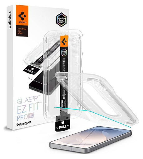 Стъклен Протектор за Samsung S26 FE, Spigen EZ Fit Pro Glas.tR, Прозрачен