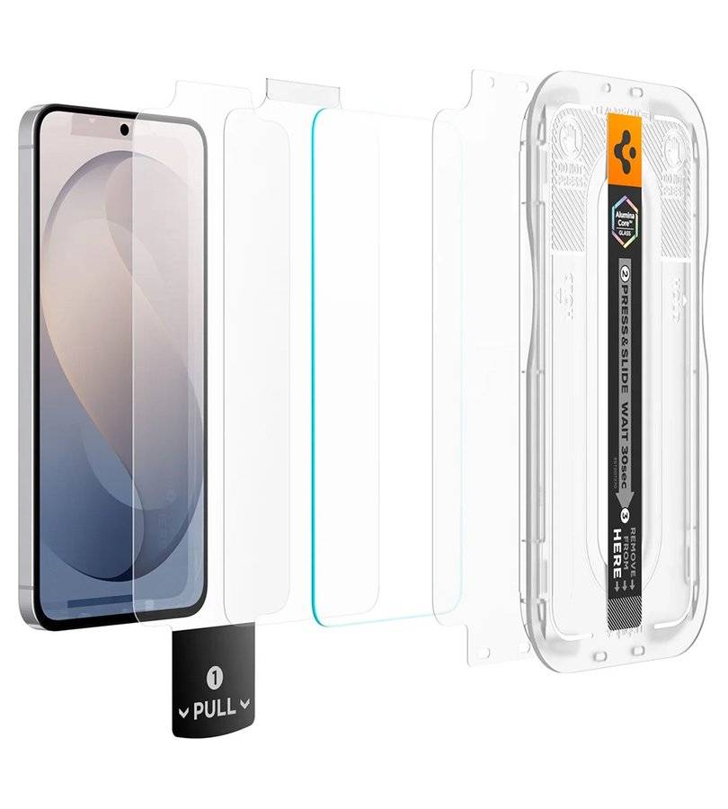 Стъклен Протектор за Samsung S26 FE, Spigen EZ Fit Pro Glas.tR, Прозрачен (3)