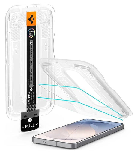Стъклен Протектор за Samsung S26 FE, Spigen EZ Fit Pro Glas.tR 2бр., Прозрачен (4)