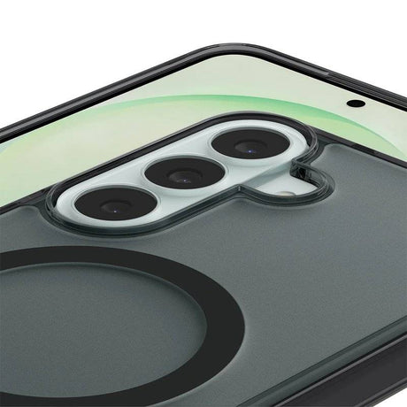 Magsafe Калъф за Samsung S26 FE, Spigen Ultra Hybrid Frost Mag Fit Case, Черен (5)