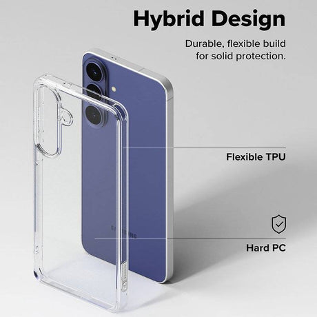 Калъф за Samsung S26 FE, Ringke Fusion Clear Case, Прозрачен (6)