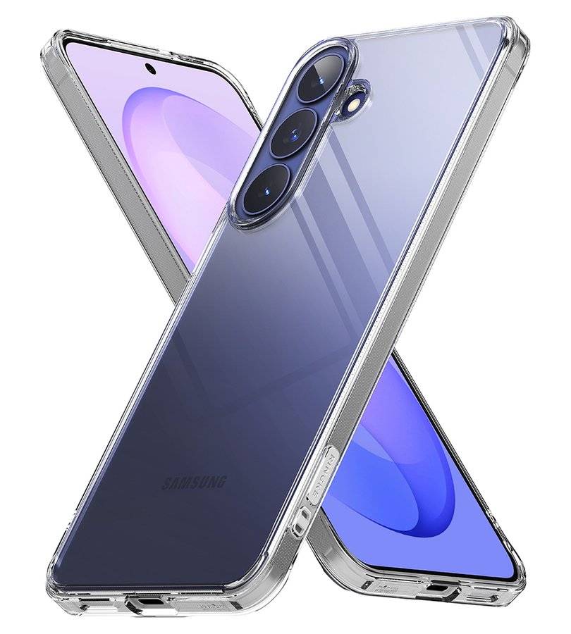 Калъф за Samsung S26 FE, Ringke Fusion Clear Case, Прозрачен (2)