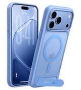 Magsafe Калъф за iPhone 17 Pro Max/ 18 Pro Max, Torras Ostand L1 Guardian Mag Case, Син (4)