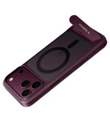 Magsafe Калъф за iPhone 17 Pro Max/ 18 Pro Max, Torras Ostand L1 Guardian Mag Case Burgundy, Бордо (3)