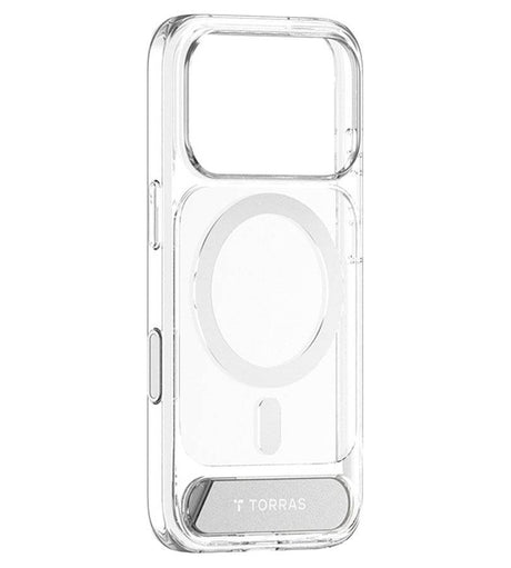 Magsafe Калъф за iPhone 17 Pro Max/ 18 Pro Max, Torras Ostand L1 Guardian Mag Case, Прозрачен (2)