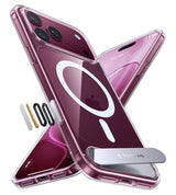 Magsafe Калъф за iPhone 17 Pro Max/ 18 Pro Max, Torras Ostand L1 Guardian Mag Case, Прозрачен (3)