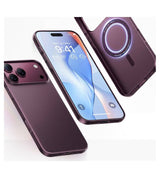 Magsafe Калъф за iPhone 17 Pro Max/ 18 Pro Max, Torras OriginFit-Mag Case Burgundy, Бордо (4)