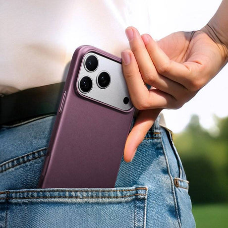Magsafe Калъф за iPhone 17 Pro Max/ 18 Pro Max, Torras OriginFit-Mag Case Burgundy, Бордо (7)