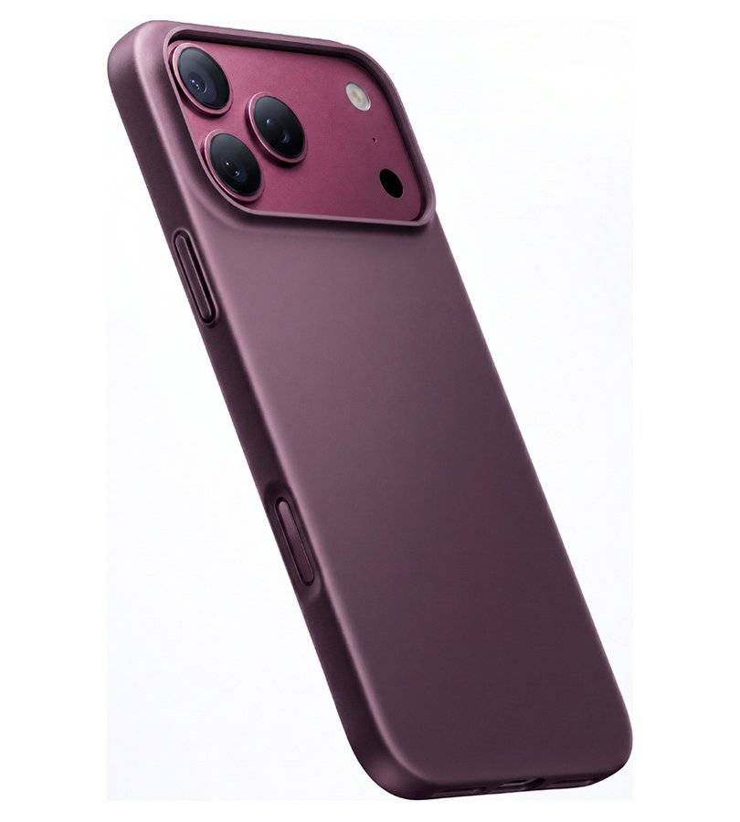 Magsafe Калъф за iPhone 17 Pro Max/ 18 Pro Max, Torras OriginFit-Mag Case Burgundy, Бордо (2)