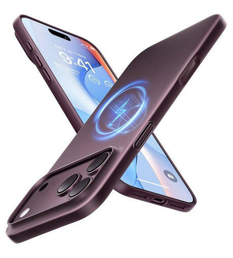 Magsafe Калъф за iPhone 17 Pro Max/ 18 Pro Max, Torras OriginFit-Mag Case Burgundy, Бордо